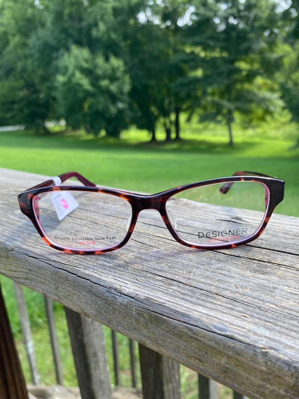 Walmart eyeglasses frames unisex Burgundy  53[]16 140 eyewear brand new